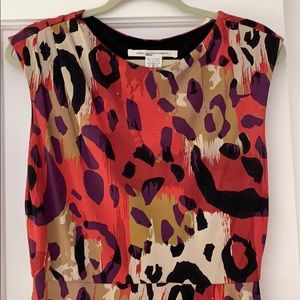 Auth DVF shift dress- size 8